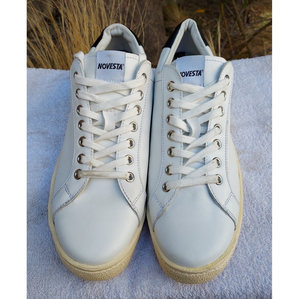Novesta Leather Star  White Size EU 42 US 11 ‎ Made In Slovakia